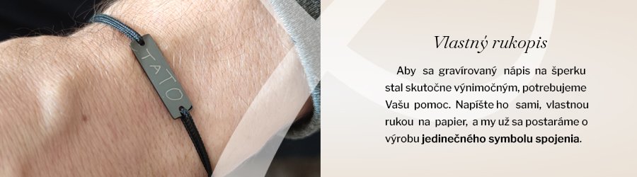 Jak na šperk s vlastnoručně psaným textem?